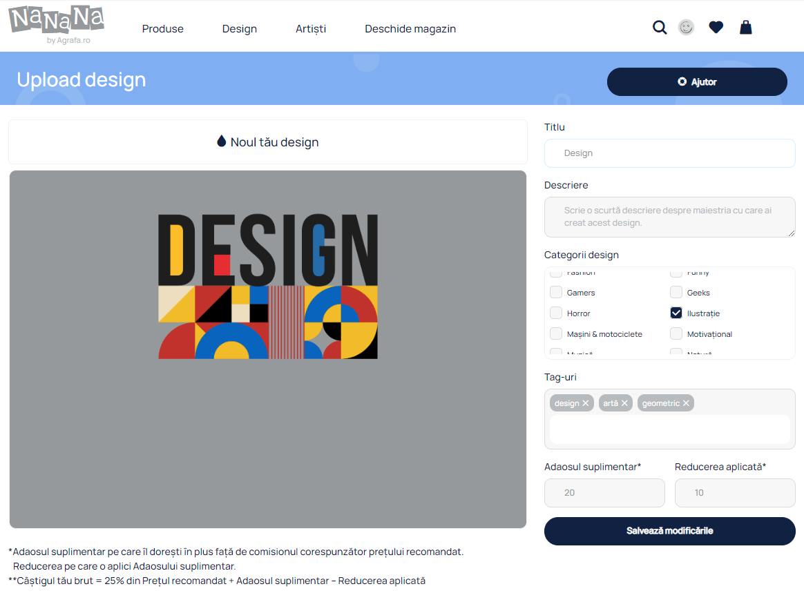 Adauga design
